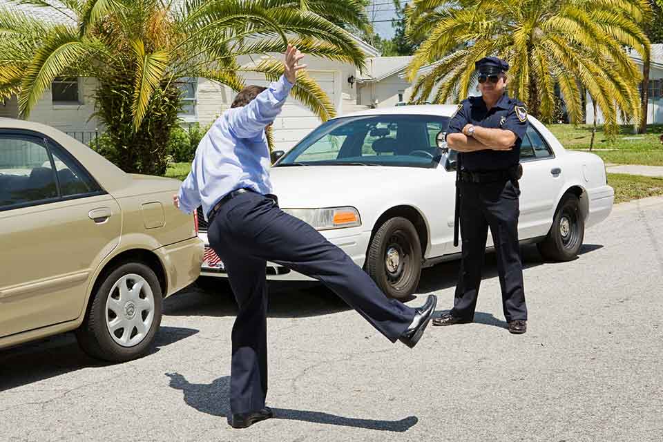 Drunk-driver-diminished-coordination